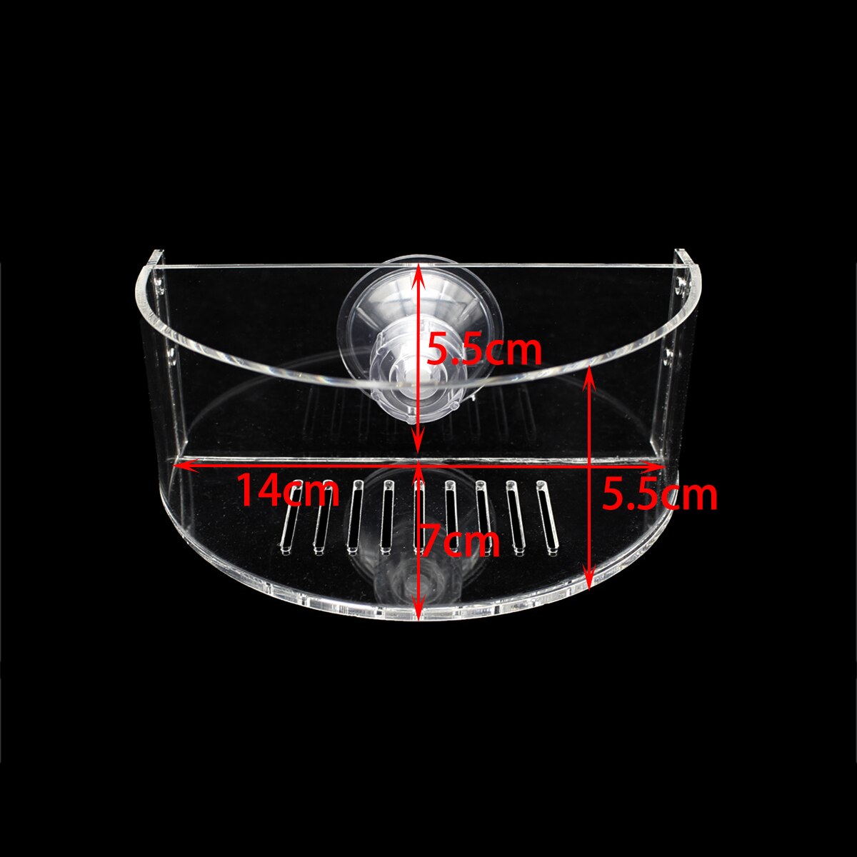 Acrylic Aquatic Planting Cup Suction Cup Aquarium Landscaping Device Planting Cup Water Plant Pot Planter Aquarium Landscaping: 4