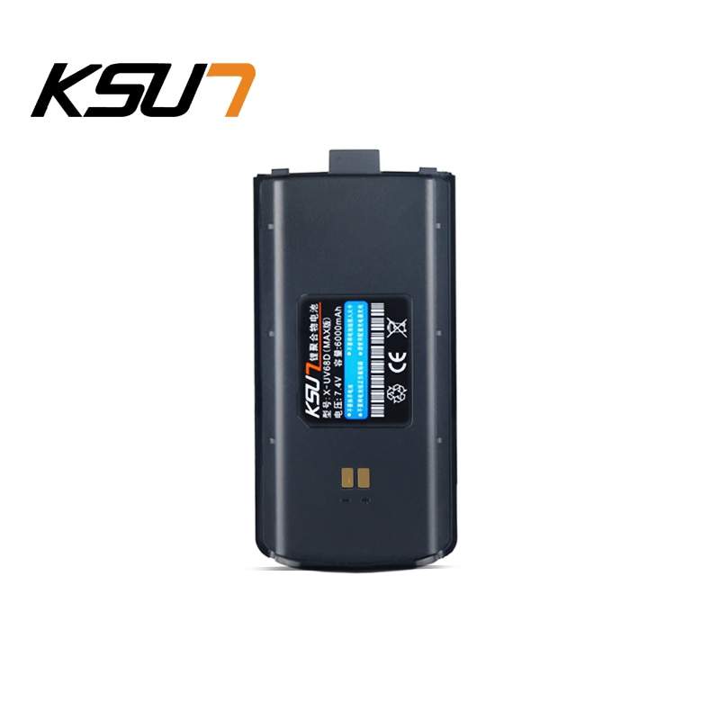 Ksun X-UV68D (Max) Walkie Talkie Originele Batterij 3800Mah 7.4V Walkie-Talkie Accessoires Batterij