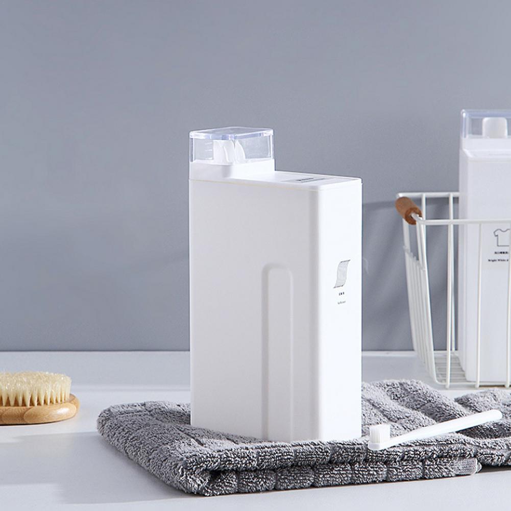 Dispensador de jabón para lavandería, botellas vacías para detergente líquido, suavizante, Con