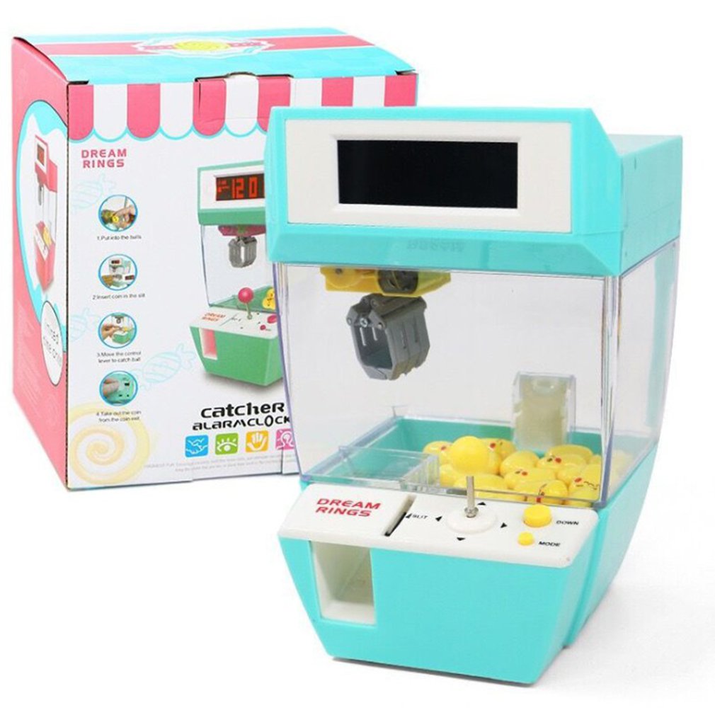Børns hånd slik maskine lille klip dukke maskine mini twist sukker maskine drenge og piger desktoptoys: Grøn