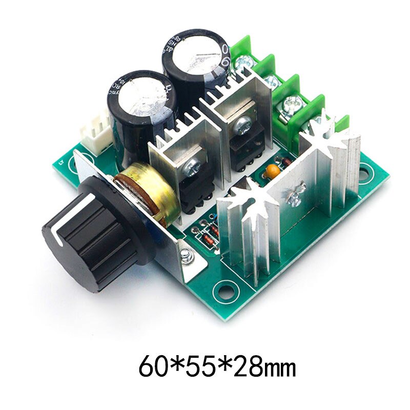 Dc 12v 24v 30v 40v 13 khz automatische pwm dc motor snelheidsregelaar gouverneur snelheidsregelaar schakelaar 10a 50v 1000uf