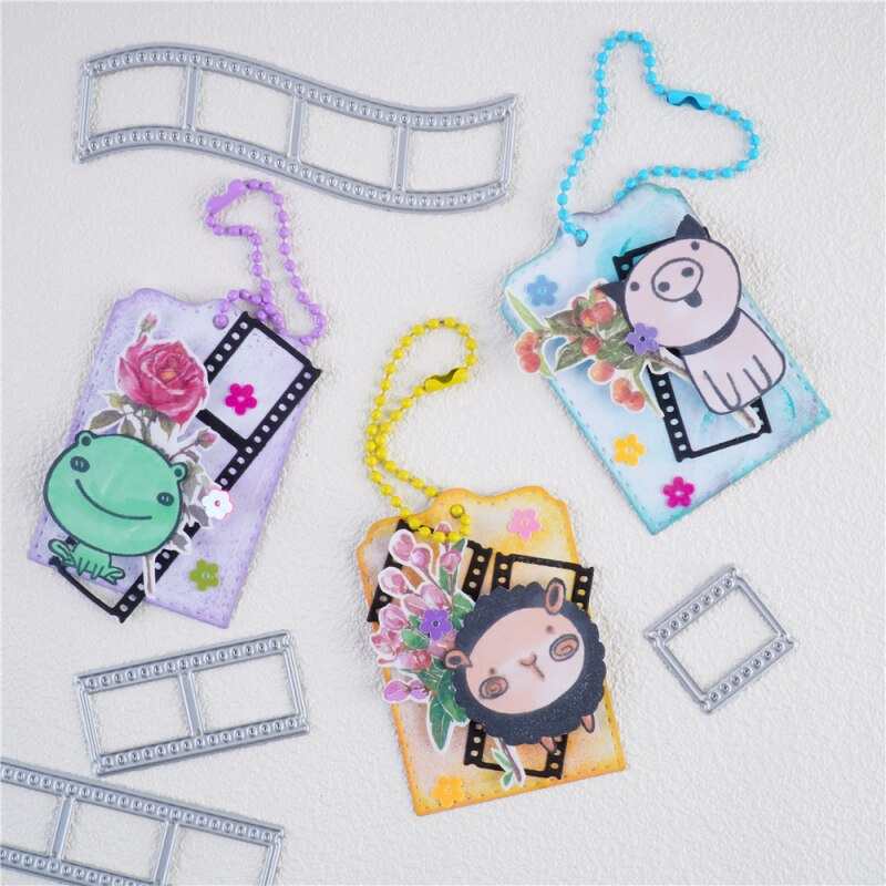 InLoveArts Photo Frame Metal Cutting Dies Stitched Diy Scrapbooking Album Decorative Embossing Paper Card Craft Die For