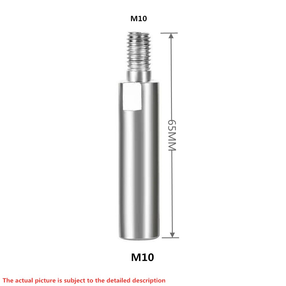 M10 M14 Gewinde Adapter Verlängerung Stange 65-115mm Winkel Schleifer Verlängerung Pleuel Schleifen Verbindung Energie Werkzeug: M10-65mm