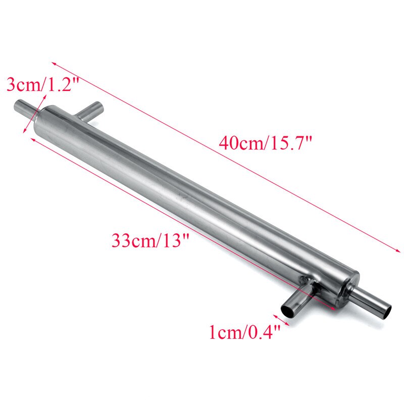 Brew Cooler for Distiller Condenser 304 Stainless External Cooling Pipe Tube for Home Brewery Vodka Whisky Wine Maker