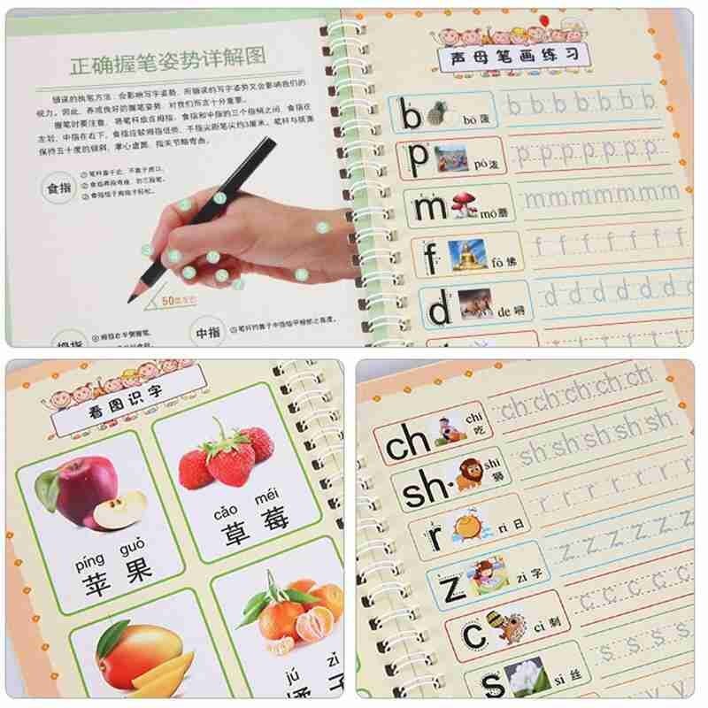 Schrijven Stickers Groef Schrift Voorschoolse Kleuterschool Harde Pen Praktijk Handschrift Scrabble Letters Kalligrafische Brief