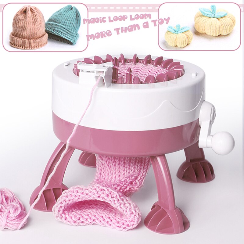 22 Needles DIY Knitting Machine Magic Loop Weaving Loom Weaving Scarf Sweater Hat Socks EducationalToy for Adults Kids