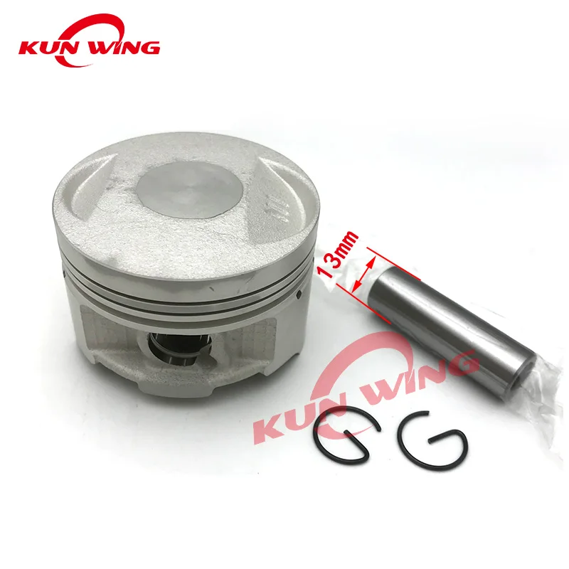 Kit de pasador de 13mm de anillo de pistón de 56,5mm para piezas de motor de motocicleta HONDA CG125 ZJ125 CG 125