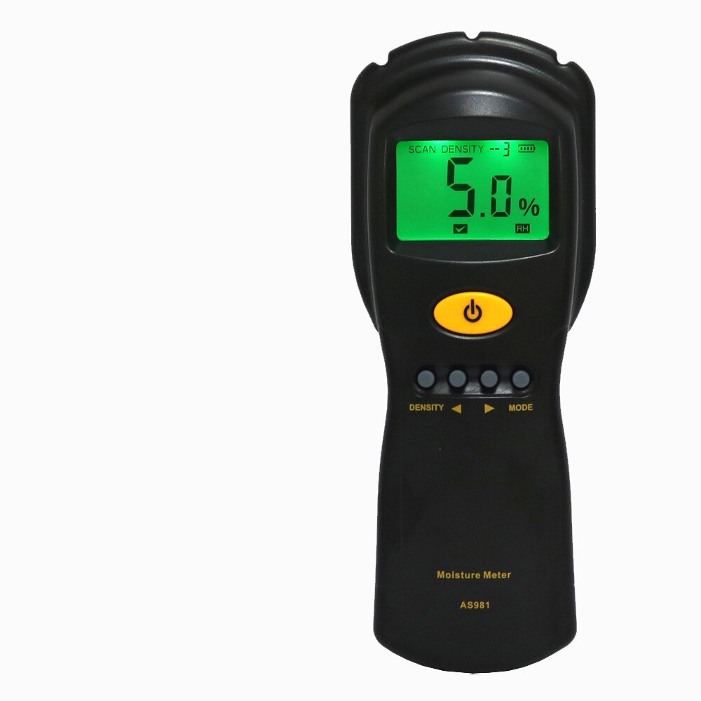 High Precision Digital AS981 Hygrometer Moisture Meter For Wood Cardboard Lumber Concrete Buildings Humidity Meter