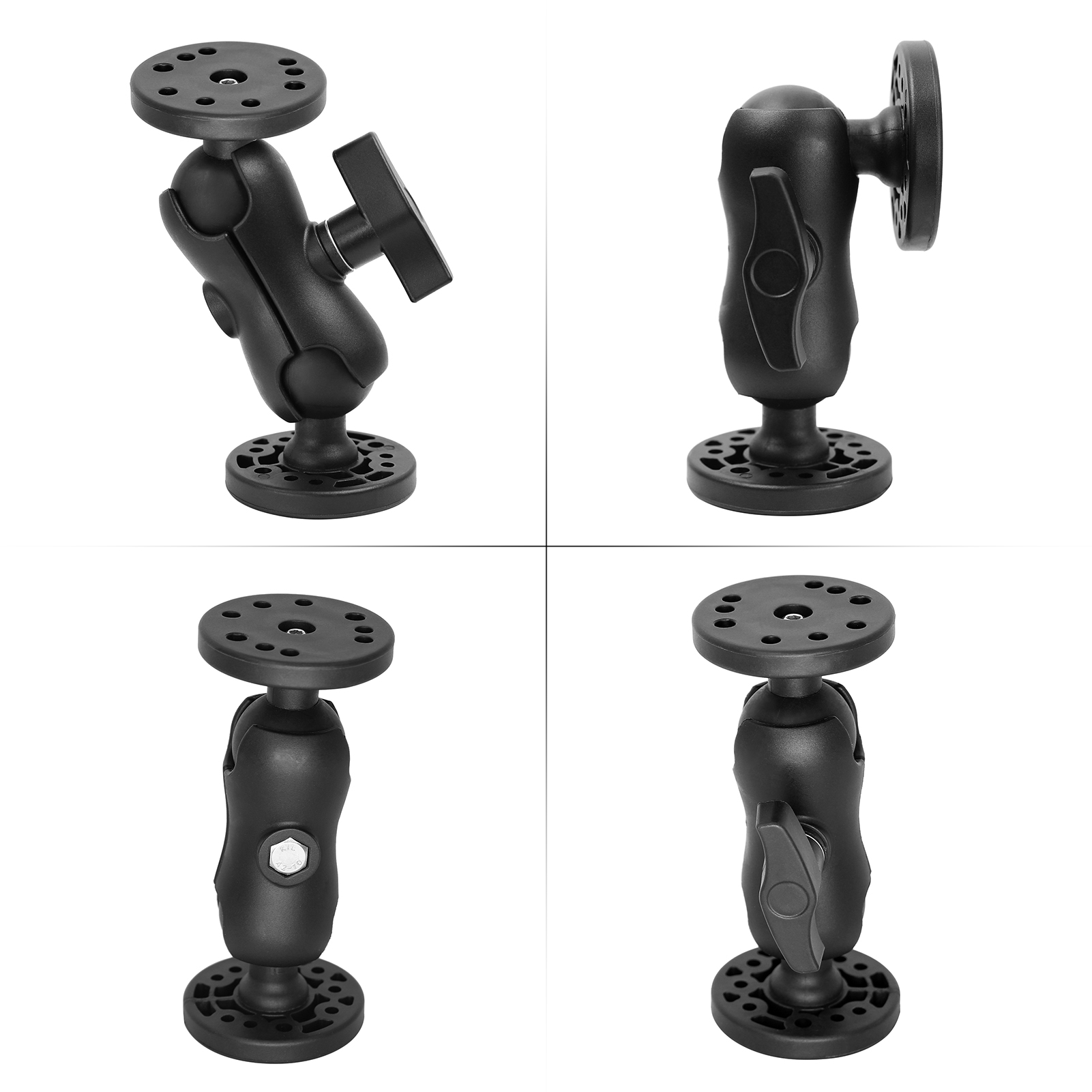 Universal Kayak Holder Fish Finder Mount Boat Rotating Bracket Kayaking Supporter Mounting Plate Depth Sounder Base Mount