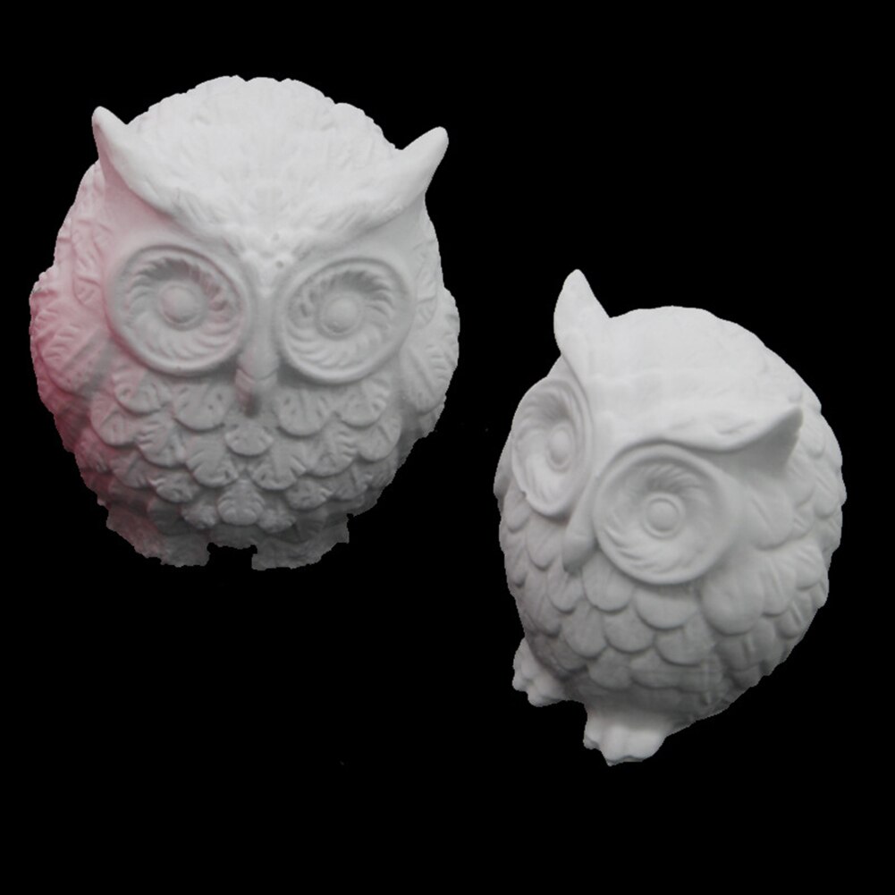 Model Hand Dish Mirror Epoxy Mold 3D Animal Owl Wax Paraffin Candle Mould DIY Handmade Plaster Soap Silicone Molds