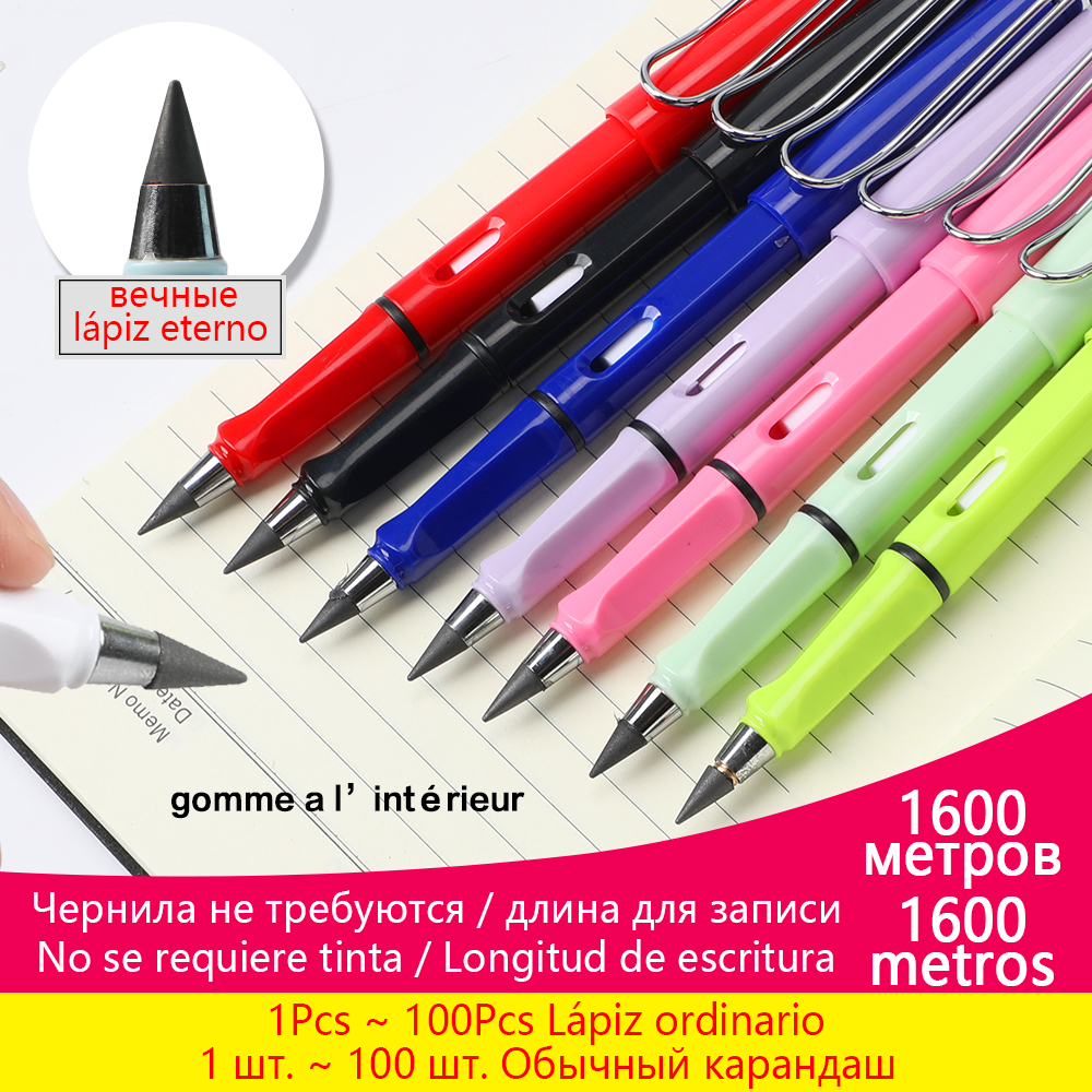 Eternal Pencil Unlimited Writing Drawing Pencils No Ink Pen Magic Stationery for School Painting Art Sketch Supplies Kid