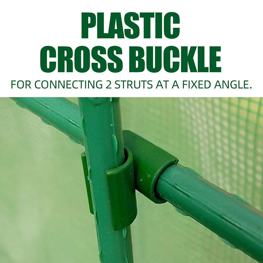 50 Stuks 11/16/20 Mm Plant Trellis Stake Clips Voor Vaste Frame Staaf Kas Film Beugel zonnescherm Staaf Connector Klimmen Pergola
