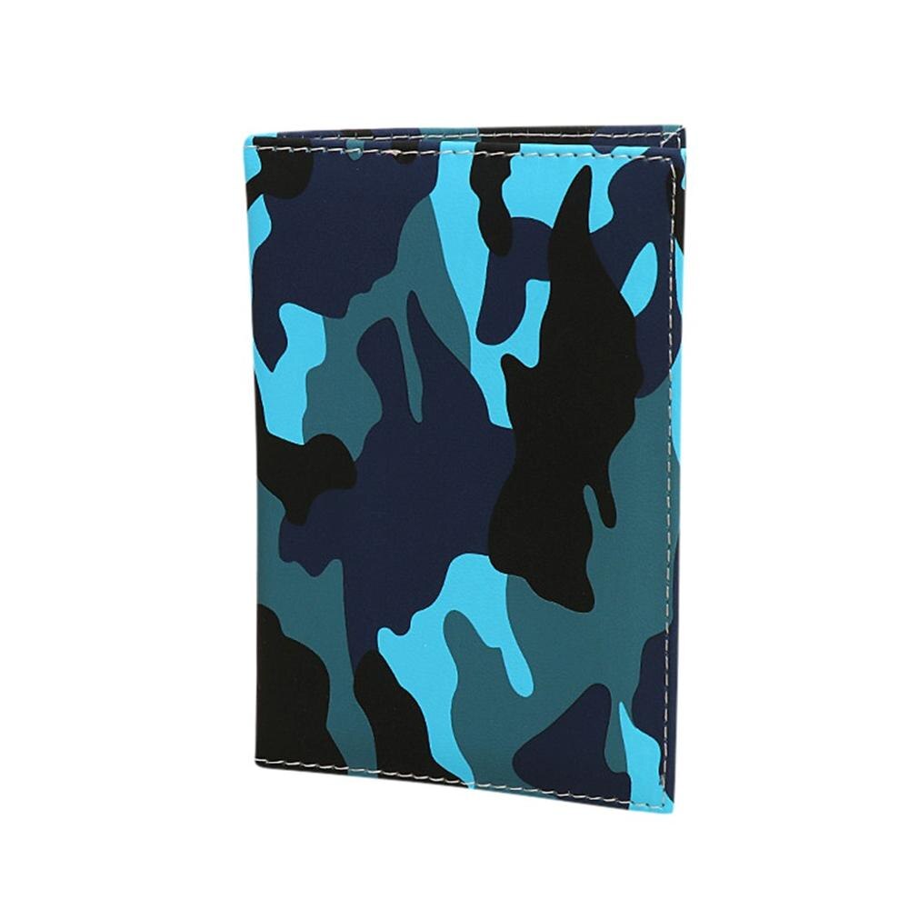 2020 unissex capa de passaporte de viagem dos homens das mulheres couro do plutônio passaporte titular carteira camuflagem impressão caso de passaporte porta pasaporte