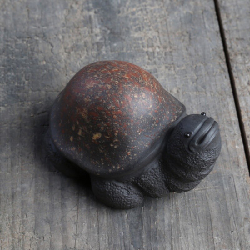 Service à thé en céramique, tortue de l&#39;armée, bijoux de cérémonie, décoration de Table basse, Micro paysage, accessoires pour service à thé