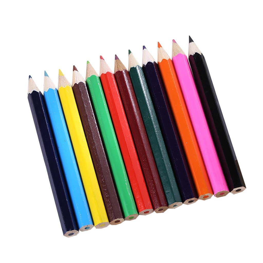 Imagination Painting Tools Child Pencil Set Marker Album Sketch Marker Brush Colored Pencils Funtime Entertainment Time At Home: B 12pcs