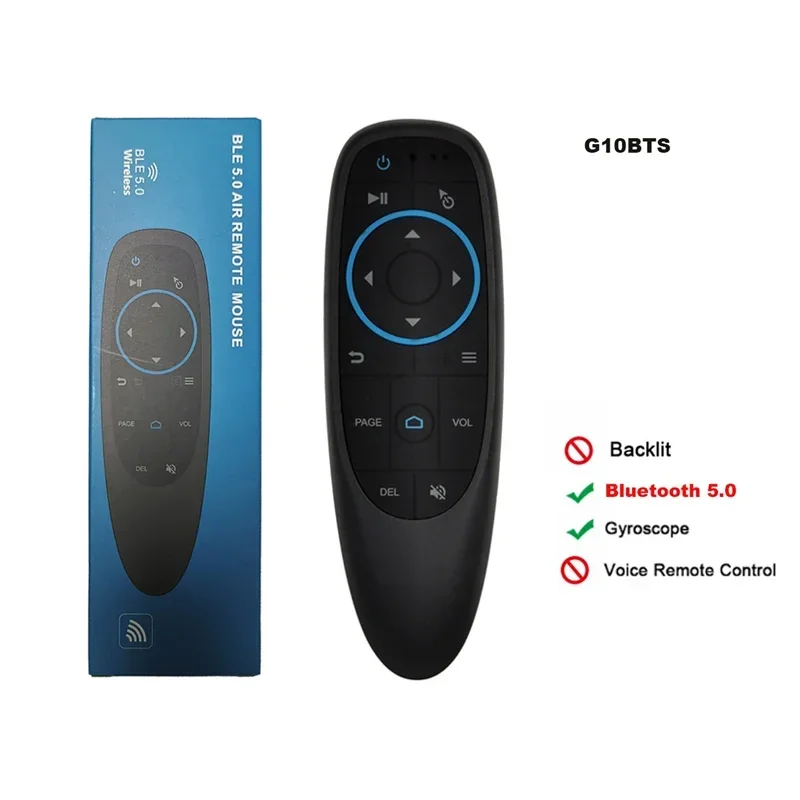 Air Remote Mouse G10BTS Bluetooth5.0 Voice Remote Control 2.4G Wireless Gyroscope for Android TV Box H96 Max No USB Receiver