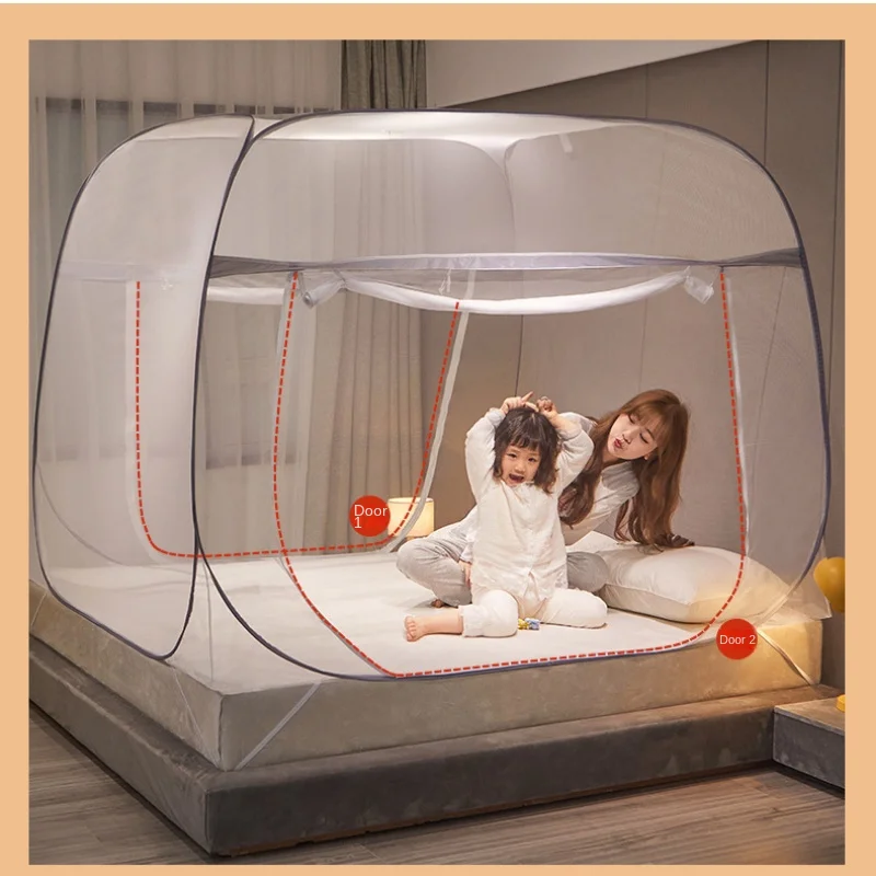 type de moustiquaire, aucune installation requise, aucun support requis, avec portes simples ou doubles, décoration de pièce, abordable