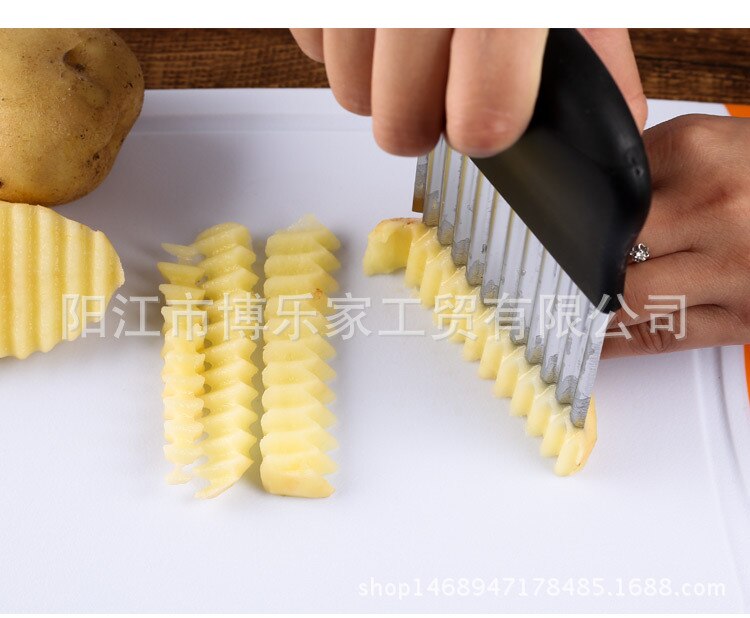 Stainless Steel Potato Cut Potato Wave Knife French Fries Cut Wave Cut French Fries Knife Kitchen Cutting Tools