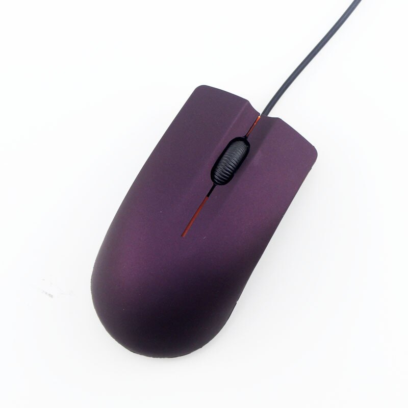 1PC Texture Opaca di Affari Ufficio Casa Del Computer Portatile USB Ha Fissato il Mouse Ergonomico antiscivolo Sensibile Al Tocco Del Mouse Per Finestre 98/XP/Vista: Purple