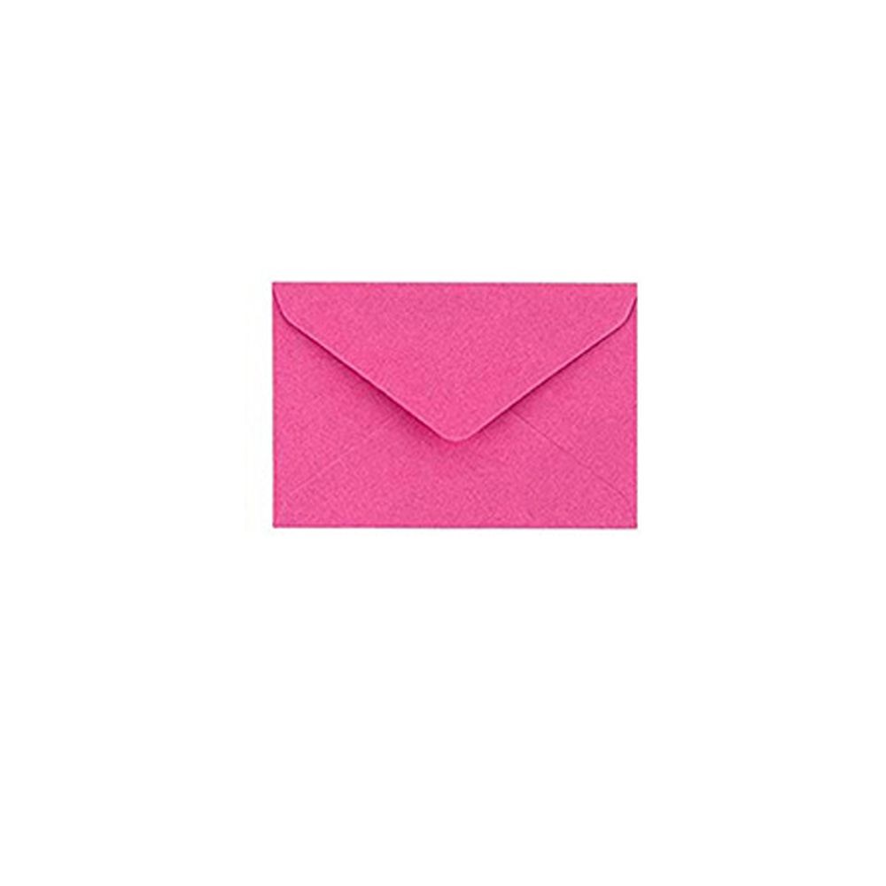 10PCS Color Mini Envelope Membership Card Paper Storage Blank Envelopes ID Card Packing Letter Envelope: rose red