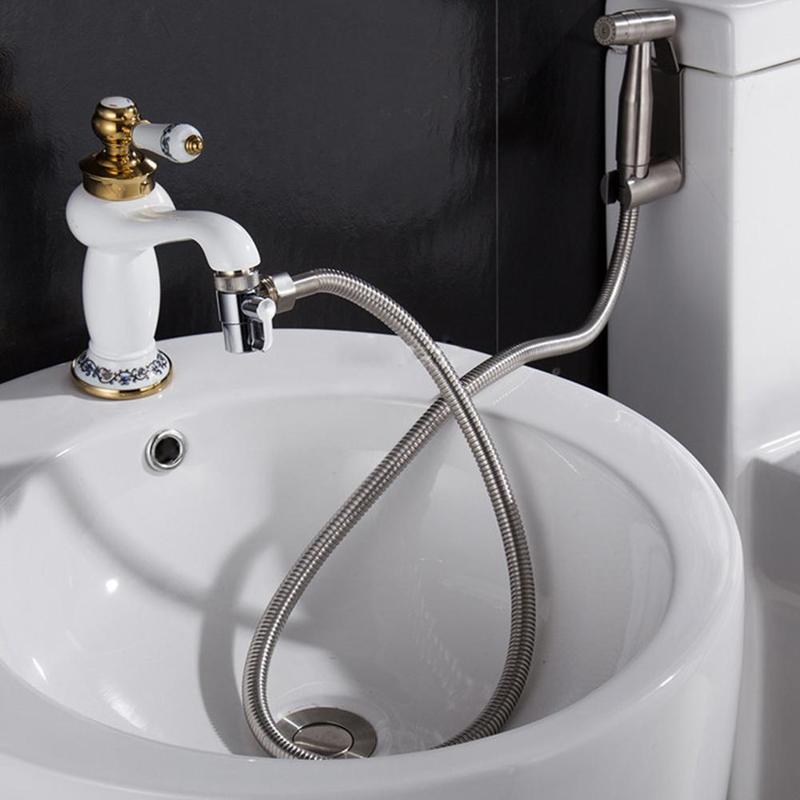 Brass Female Threaded Faucet Diverter Valve Bathroom Sprayer Replacement Shower Faucet Tool Sink Part Hose A9C5