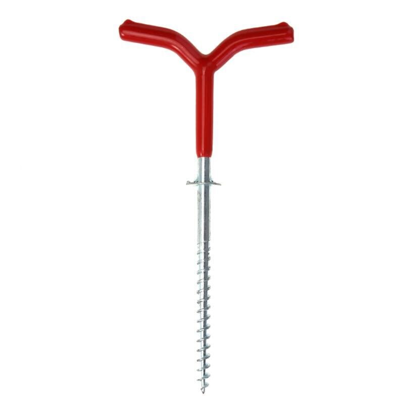 Outdoor Camping Tent Stakes Ijsvissen Schroef Staaf Stand Y Vorm Rack Pinnen