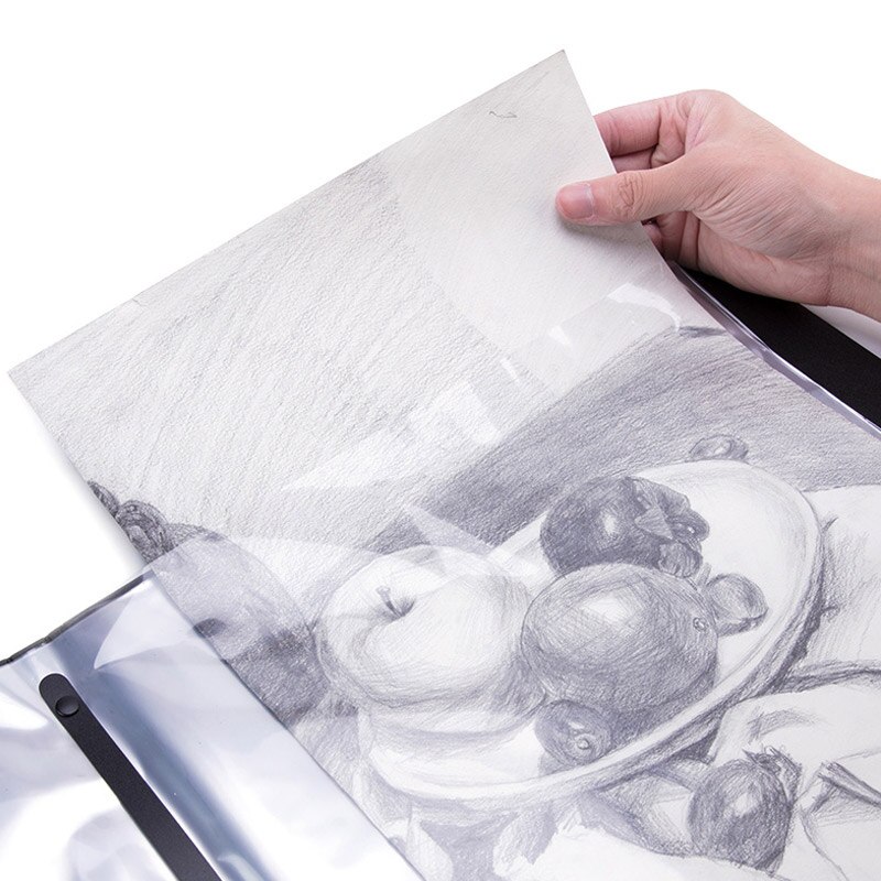 A3/A4/8K document presentation folder 430*350mm 20 page transparent folder vertical insert document booklet Art Works collection