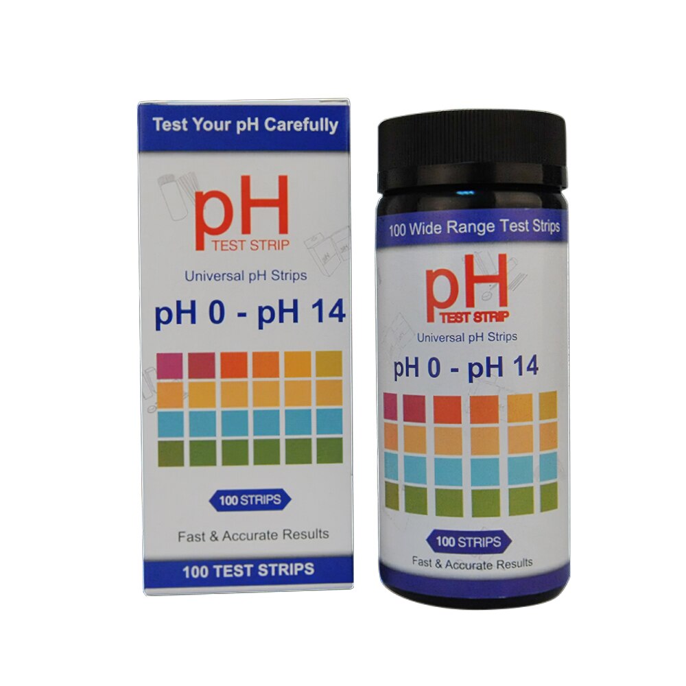 100 pçs kit de teste profissional do solo do teste do ph do solo tiras de teste do solo tiras de ph para jardim gramado plantas agrícolas: Default Title