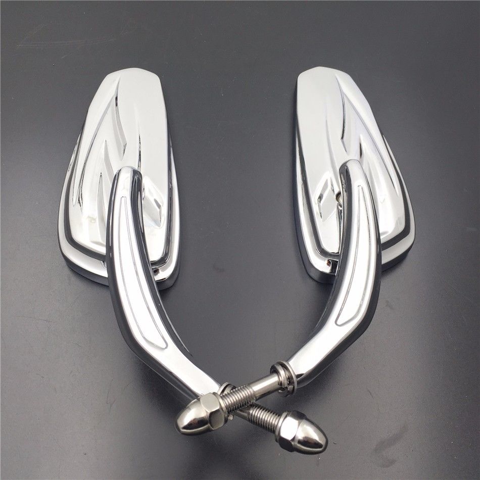 Motorcycle Rear View Side Rearview Mirrors For Harley Davidson 1982-Later FLHTC FLHR Road King FLSTC FXDB Dyna XR1200 XL883/1200