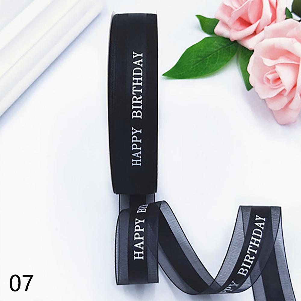 Rubans en Polyester pour décoration de gâteau d'anniversaire, 25mm, décoration de carte de noël pour fête de mariage, bricolage fait à la main, emballage de , rubans décoratifs: Beige