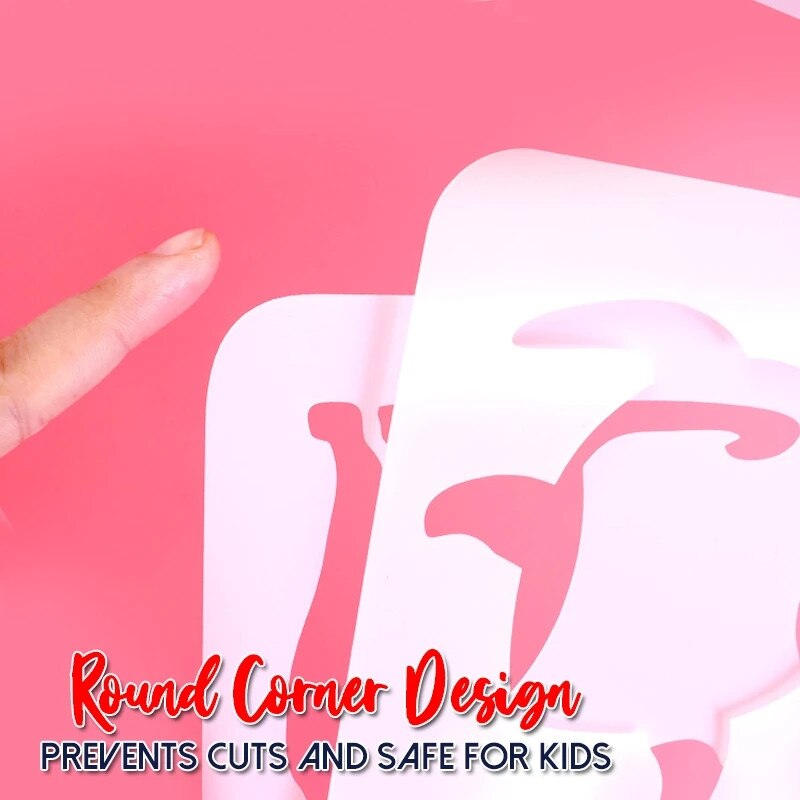 Eiffel Tower Craftly Painting Stencils Set for Journal Stencil Plastic Planner Set DIY Drawing Template April 13rd #