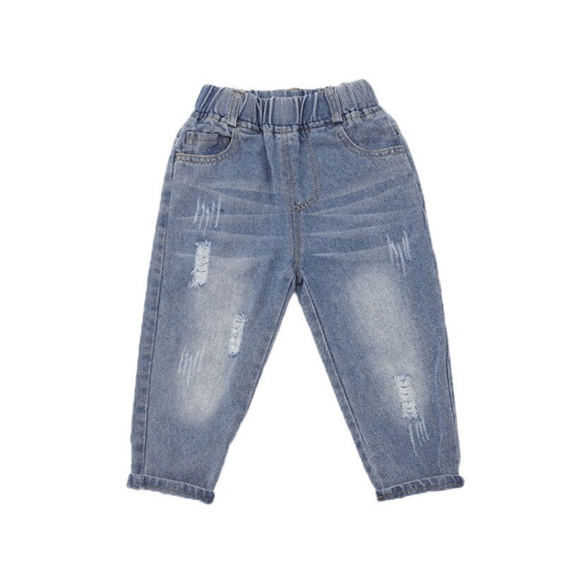 Jeans met elastische tailleband, Made to be cool, denimblauw licht gewassen | Voordelig bij