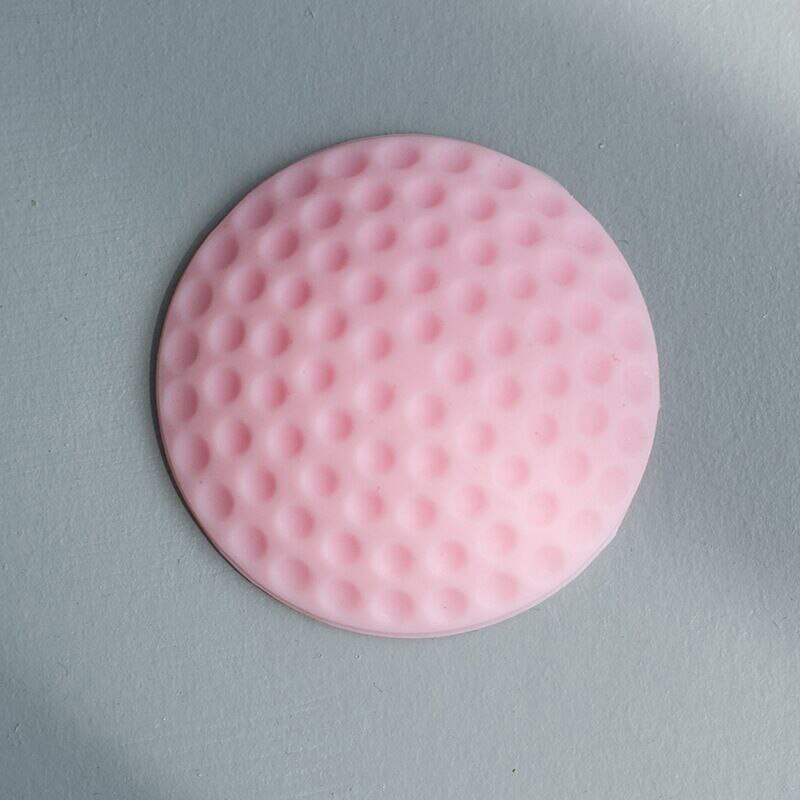 Almohadilla de goma de protección para niños, almohadilla de goma suave anticolisión, silenciosa, para proteger la pared, Tope de puerta autoadhesivo, anticolisión: Pink