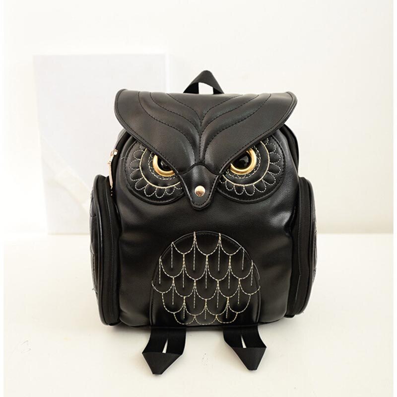 Frauen Rucksack Neueste Stilvolle Kühle Schwarz PU... – Vicedeal