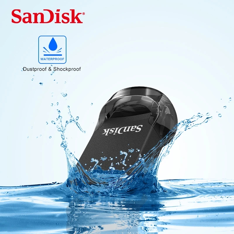 Sandisk usb flash drive 3.2 mini pendrive usb flash drive 128 64 32gb pen drive 400mb usb flash vara chave de disco usb para computador
