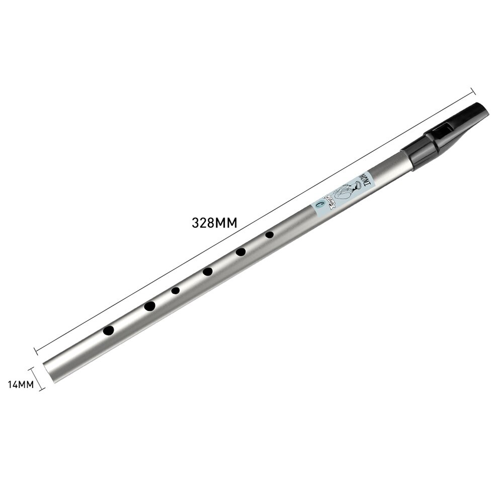 NAOMI 6 agujeros Tin Whistle tradicional irlandesa Penny Whistle Material DE LATÓN instrumento Musical para principiantes clave de C