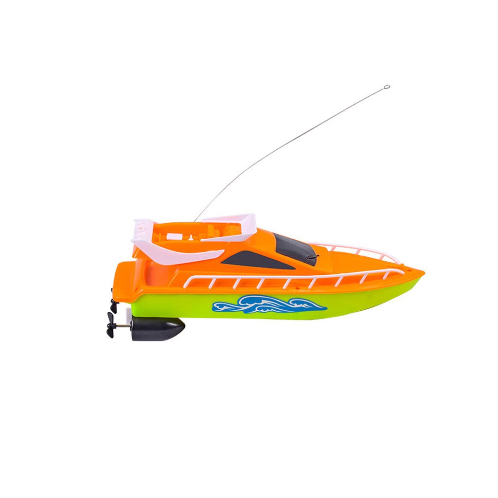 Twin Motor High Speed Electric Boat Plastic Launch Children RC Toys Speedboat Water Play For Kids