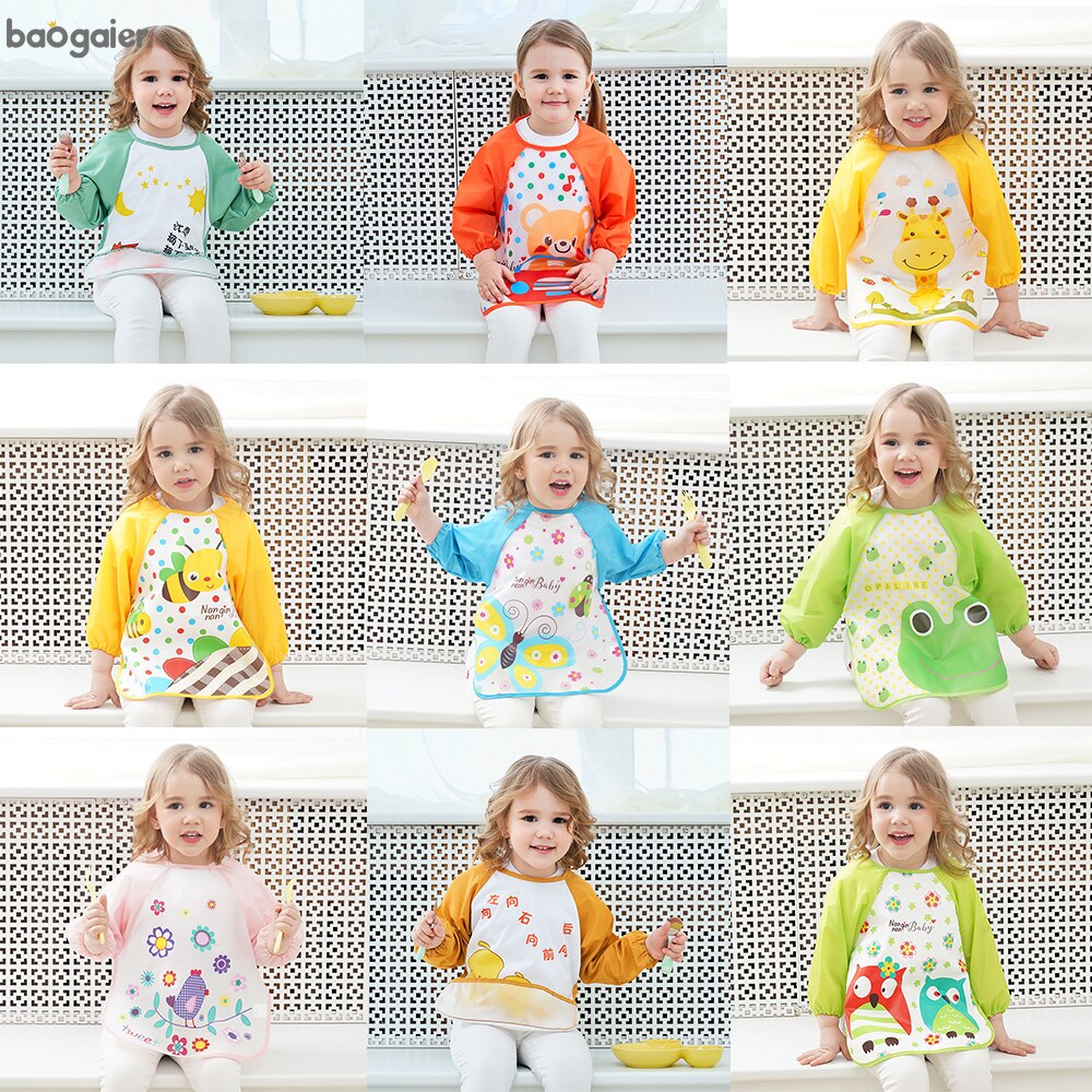 Baogaier Slabbers Kinderen Waterdichte Tela Bib Baby Meisje Jongen Baberos Vlekbestendig Slabbetjes Babero Slabber Voeden Baby Dingen