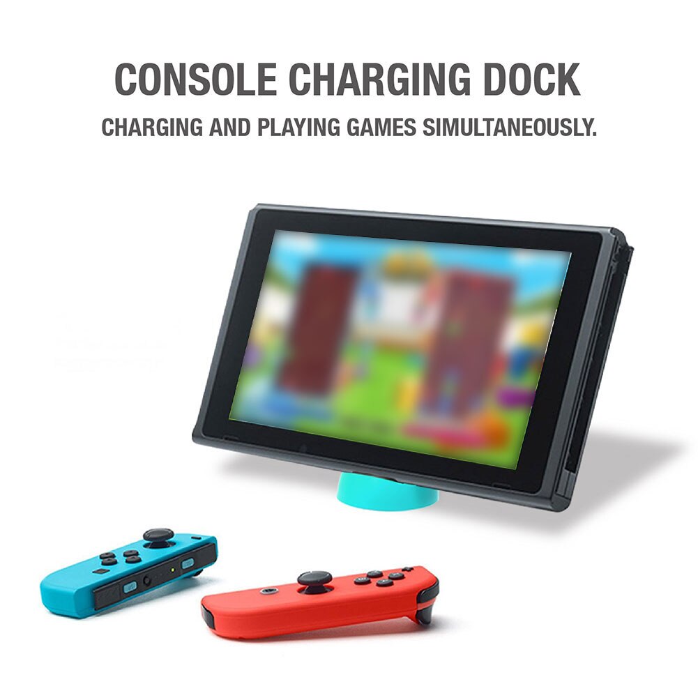 Portable Mini Charger Base Stands Charging Cradle Station Game Console Charging Dock Accessories for Nintendo Switch/Switch Lite