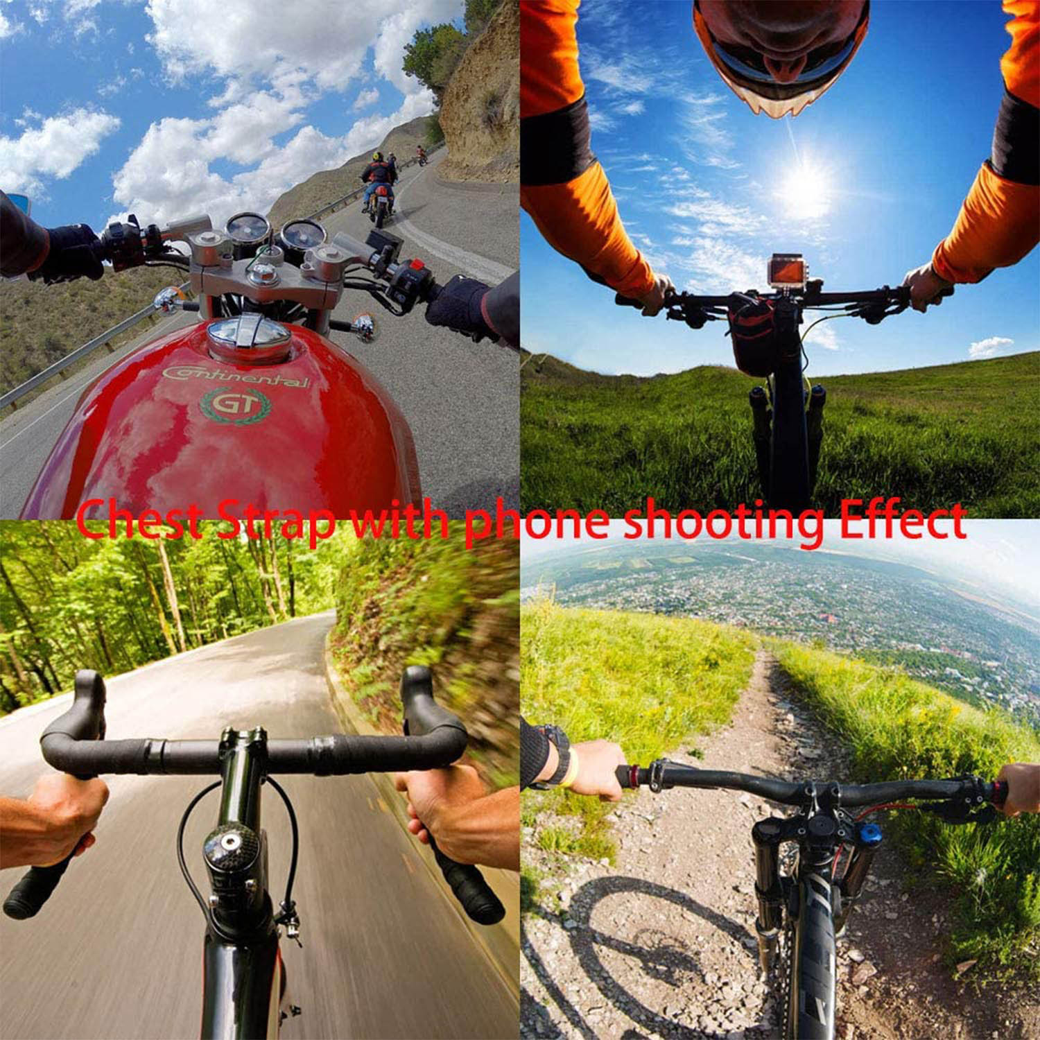 Phone clip Mount Mobile Phone Check Mount set for smartphone Check Mount Rubber Pads holder go pro Mount Harness body Strap Cell