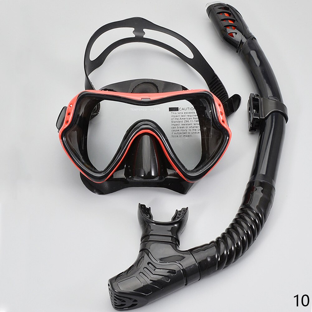 Professionelle Tauchen Masken Schnorcheln Set Erwachsene Silikon Rock Anti-Fog Goggles Gläser Schwimmen Angeln Pool Ausrüstung: 10