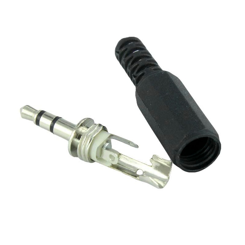 10 sæt 3.5mm han hovedtelefon lydstik hovedtelefon reparation hun jack stik enkelt dobbeltkanal/stereo stik hovedtelefonstik