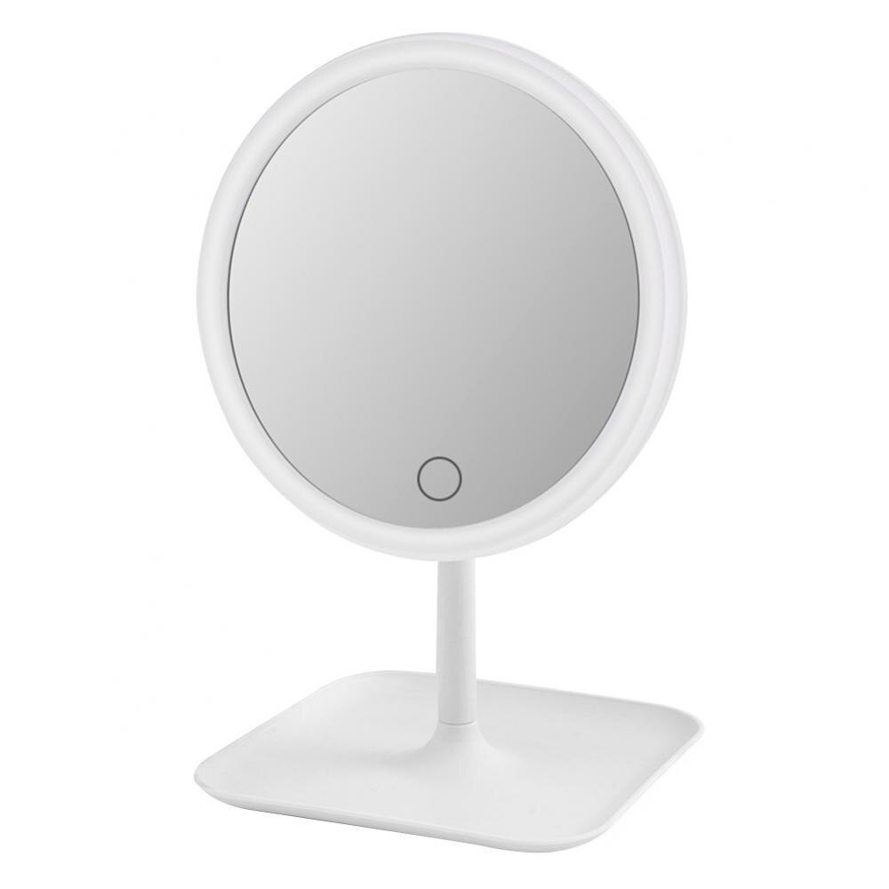 Rechargeable USB Adjustable LED Fill Light Makeup Mirror Dressing Table Lamp: White Single Light