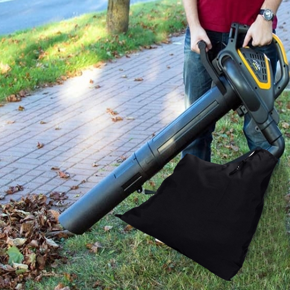 Leaf Vacuum Blower Bag Waterproof Oxford Cloth Bag Zippered Leaf Collection Bag Blower Vacuum Storage Bag Outdoor Garden Tool