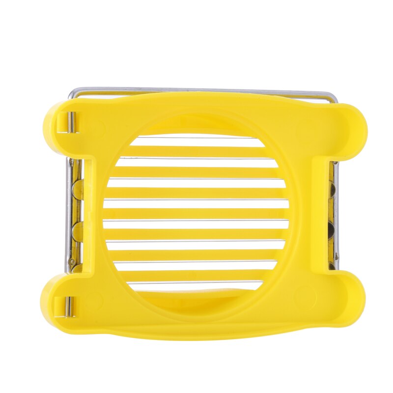 Multifunctionele Cut Keuken Egg Slicer Sectioner Cutter Mold Flower Edges Keuken Accessoires Egg Shaper 3 Kleuren: yellow