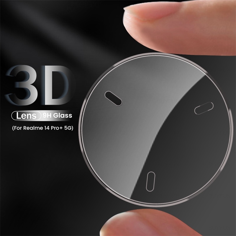 3-1Pcs 3D Curved Camera Protector Case For Realme 14 Pro+ 5G Tempered Glass Lens Cover On Realme14Pro+ Realmi 14Pro 14 Pro Plus