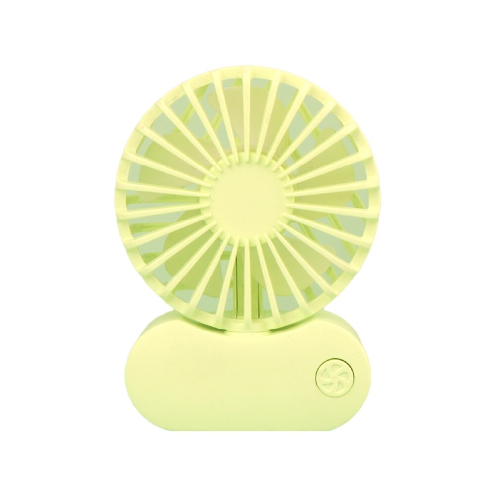 Mini kannettava usb ladattava sähköpöytä värähtelevä jäähdytystuuletin ilmanjäähdytin kotitoimiston pöytäjäähdytin tuuletin kesäilmajäähdytin: Vihreä