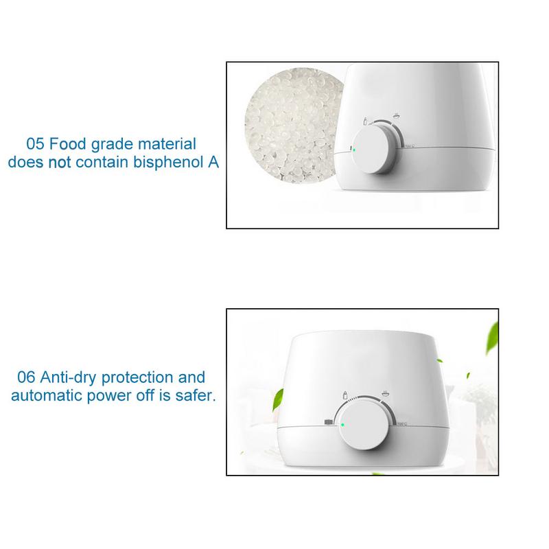 Bottle Steam Sterilizer Multipurpose Baby Bottle Warmer Smart Baby Bottle Disinfection Insulation