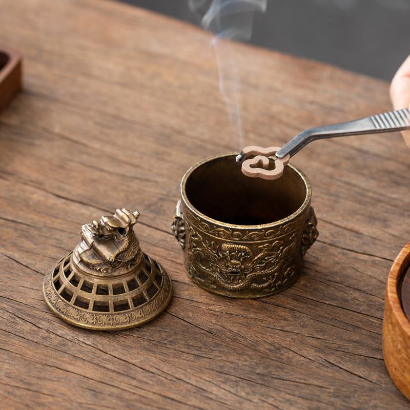 Chinese Stijl Draak Welvaart Wierookbrander Zen Ornamenten Gunstige Cloud Vorm Wierook Houder Thuis Ambachten