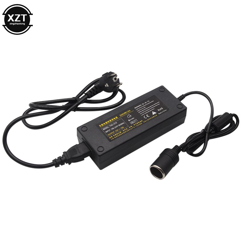 120w 12v 10a bil inverter strømforsyning sigarettenneruttak ac/dc adapter 220v lader omformer oss eu til kjøleskap